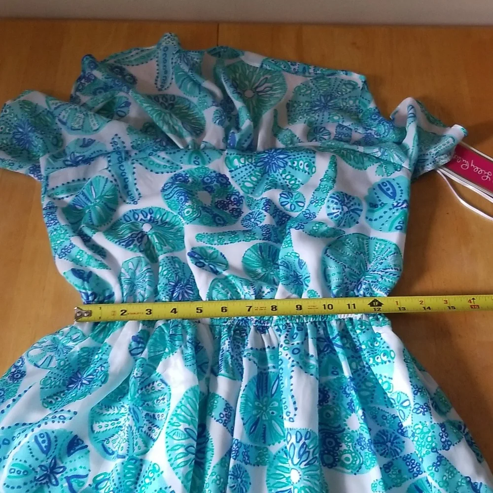 Lilly Pulitzer For Target Sea Urchin Ruffle Blue Seashell Dress - Picture 9 of 14